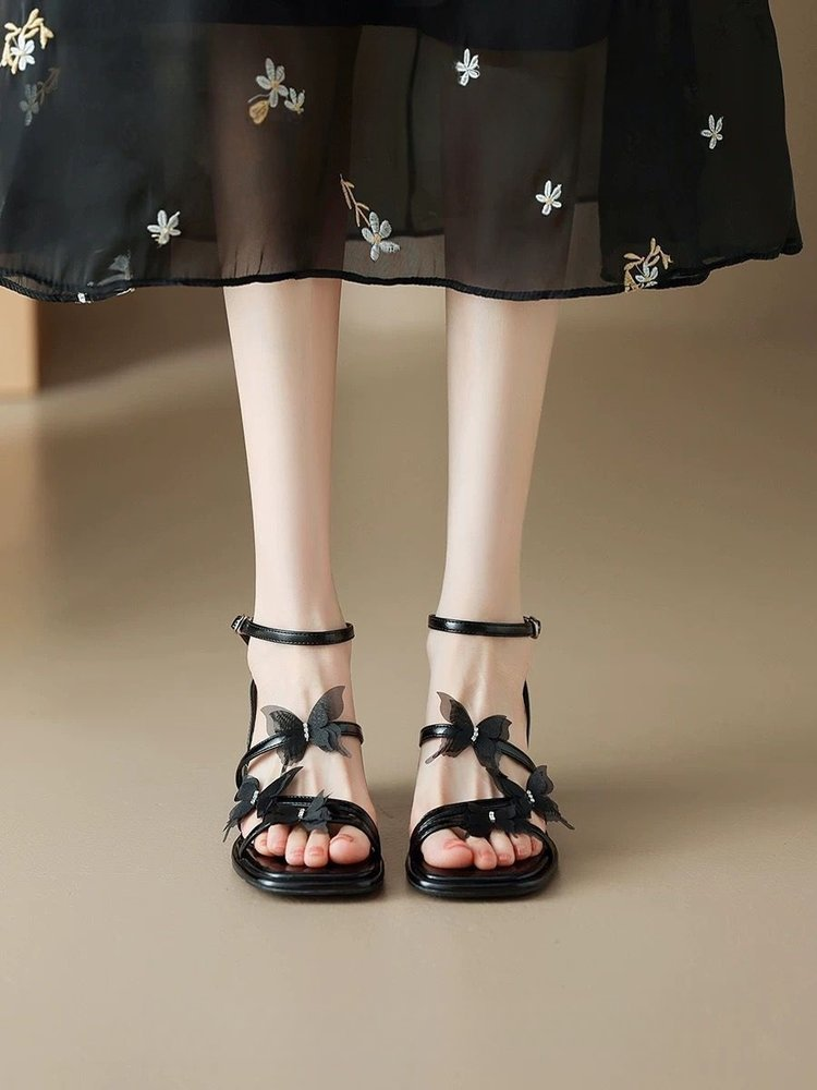Women Shoes Model - Women's Fairy Style Butterfly Sandals, Summer