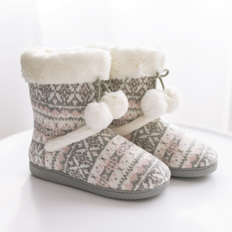 Women Shoes Winter - Plush Slippers Boots for Women Warm