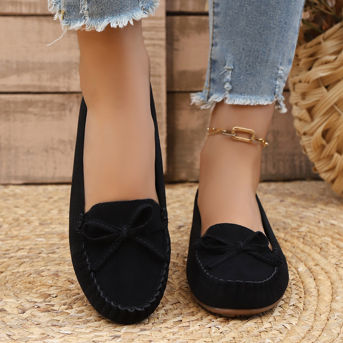 Women'S Shoes Round Toe - Spring and Autumn Elegant Round Toe