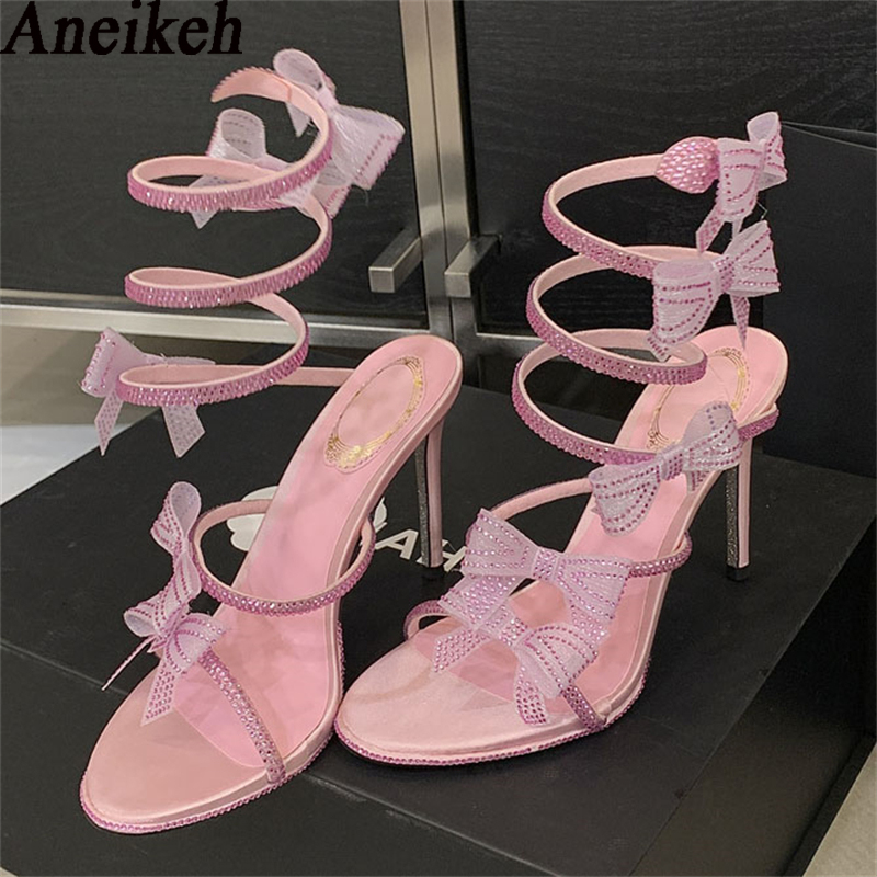 Aneikeh Elegant Pink Wedding S - Strappy Heeled Sandals ulasan dan harga