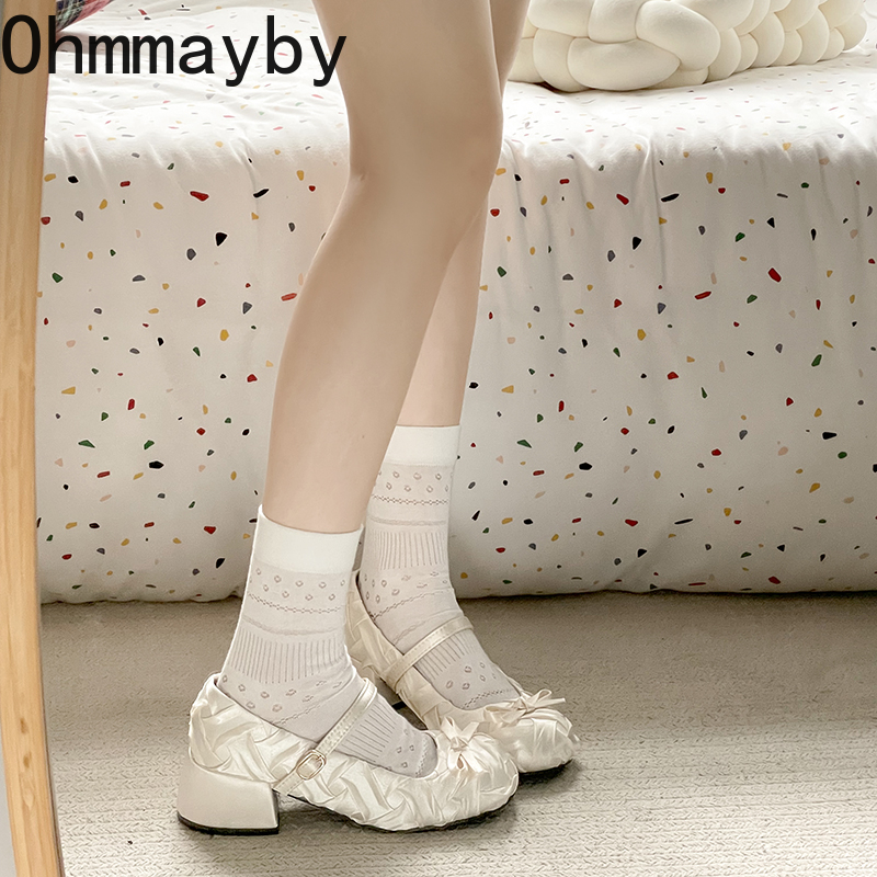 Designer Spring Thick Heel Wom - Women'S Shoes Burgundy ulasan dan harga