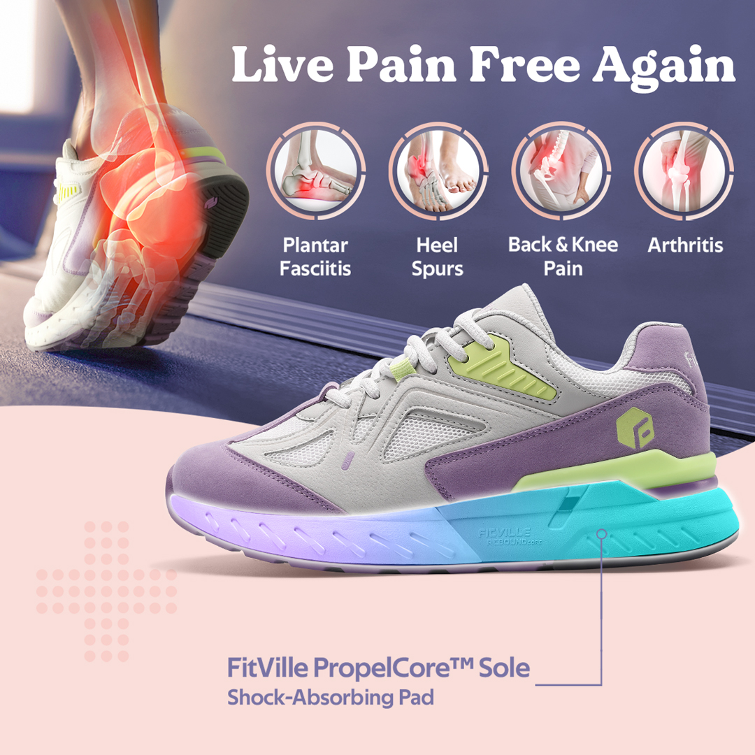 FitVille Women's Walking Shoes - Women'S Shoes In Wide Width ulasan dan harga