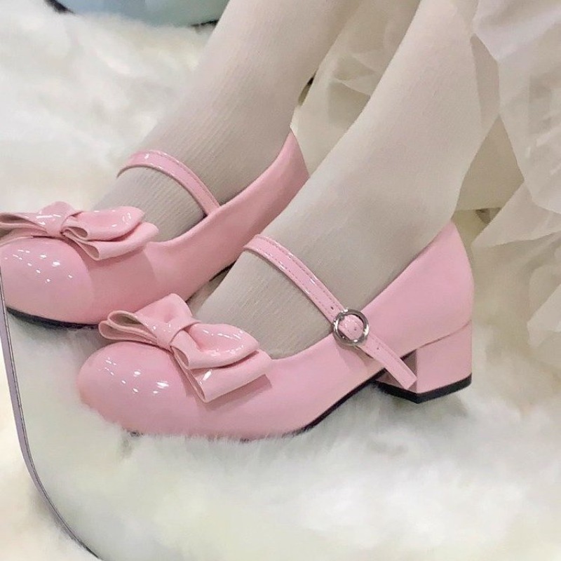 Sweet Low-heeled Sweetheart Cu - Women'S Shoes Burgundy ulasan dan harga