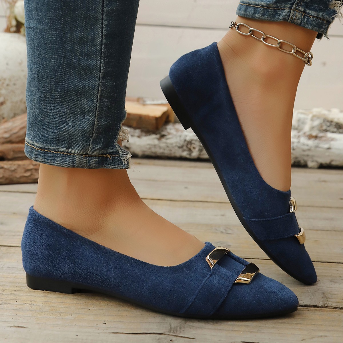 Spring and Autumn Elegant Poin - Women'S Shoes Large ulasan dan harga
