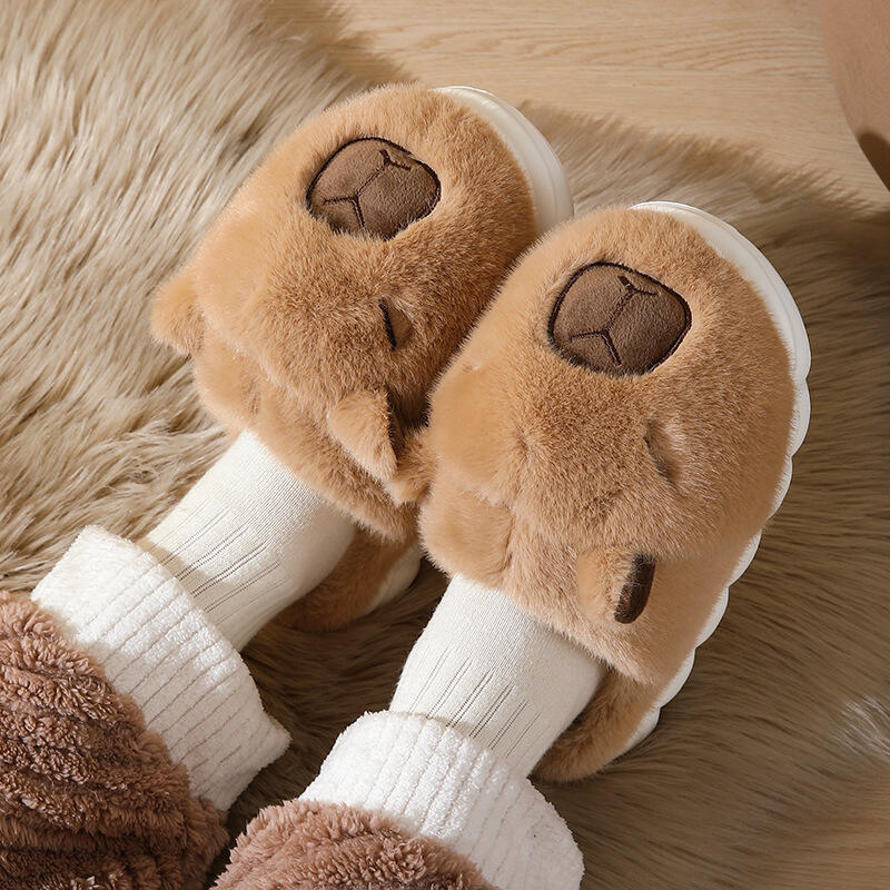 Cute Cartoon Capybara Cotton S - Women Shoes Winter ulasan dan harga