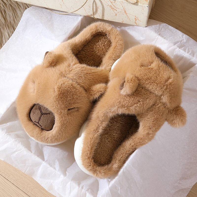 Cute Cartoon Capybara Cotton S - Women Shoes Winter ulasan dan harga
