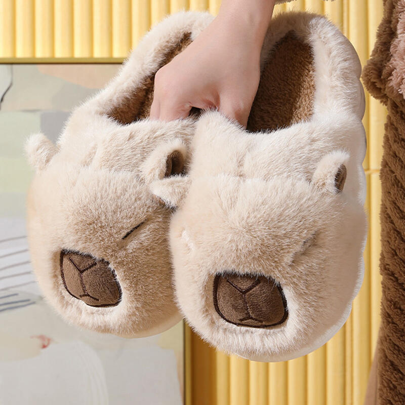 Cute Cartoon Capybara Cotton S - Women Shoes Winter ulasan dan harga