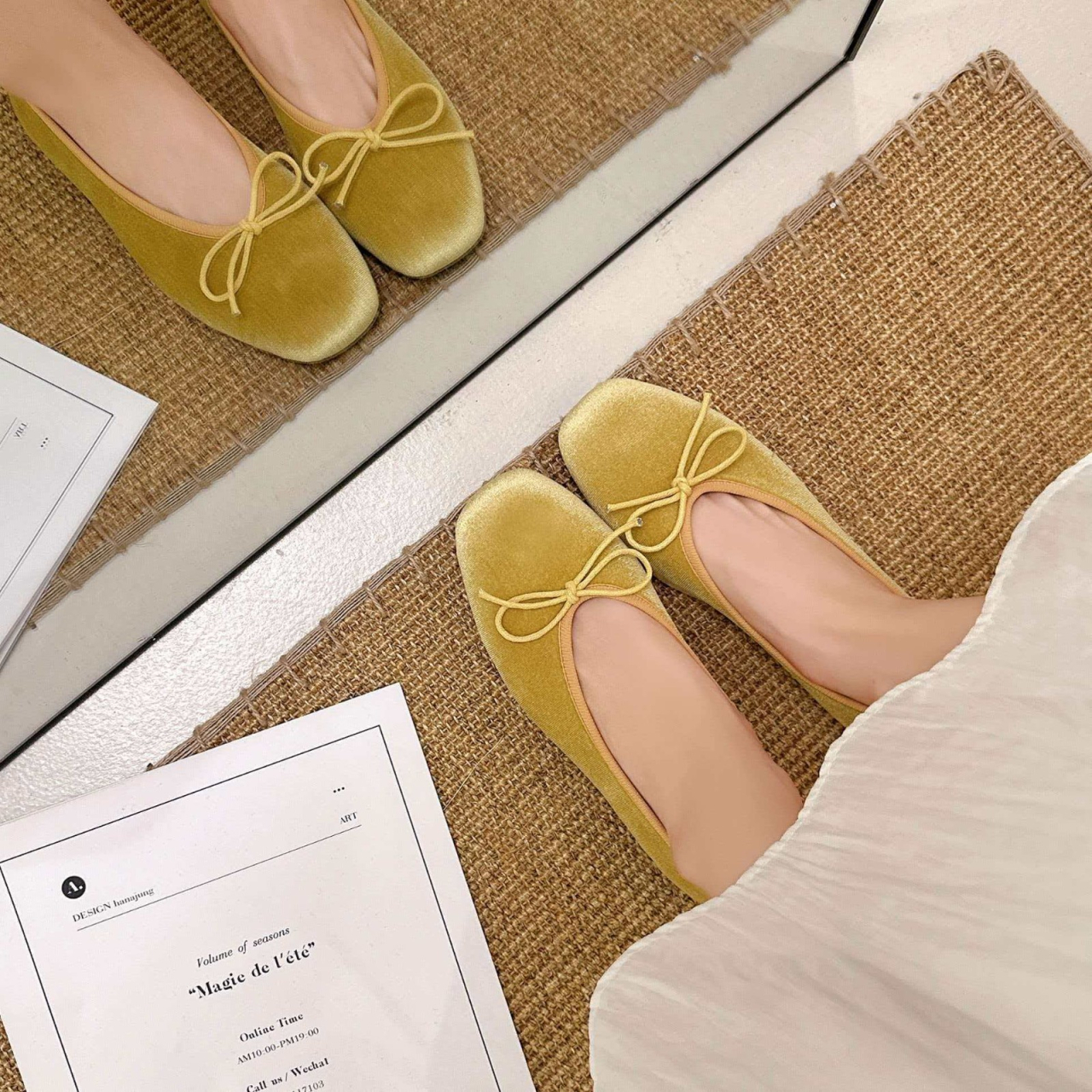 French-style high-end velvet b - Women'S Shoes Round Toe ulasan dan harga