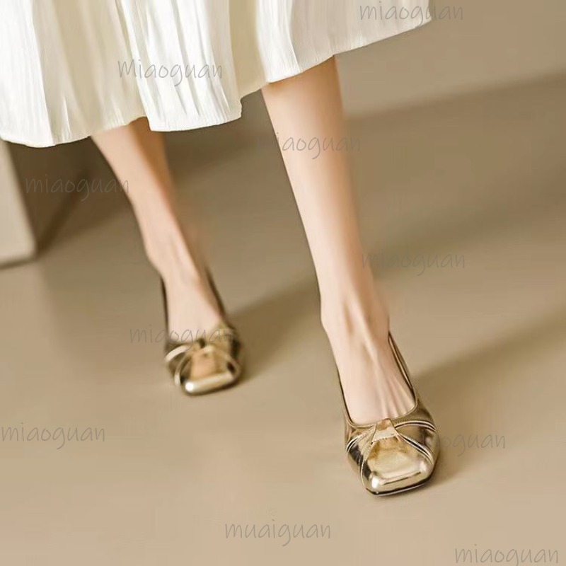 Cover Toe Low Heel Pumps Women - Women'S Shoes Large ulasan dan harga
