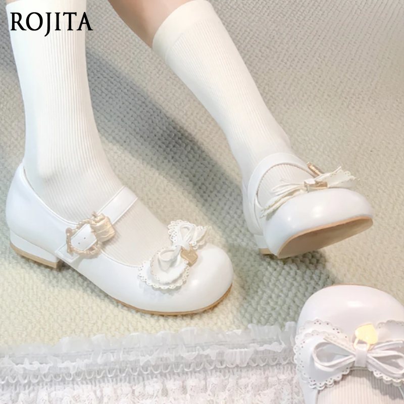 Women's Shoes Bowknot Lolita S - Women'S Shoes Round Toe ulasan dan harga