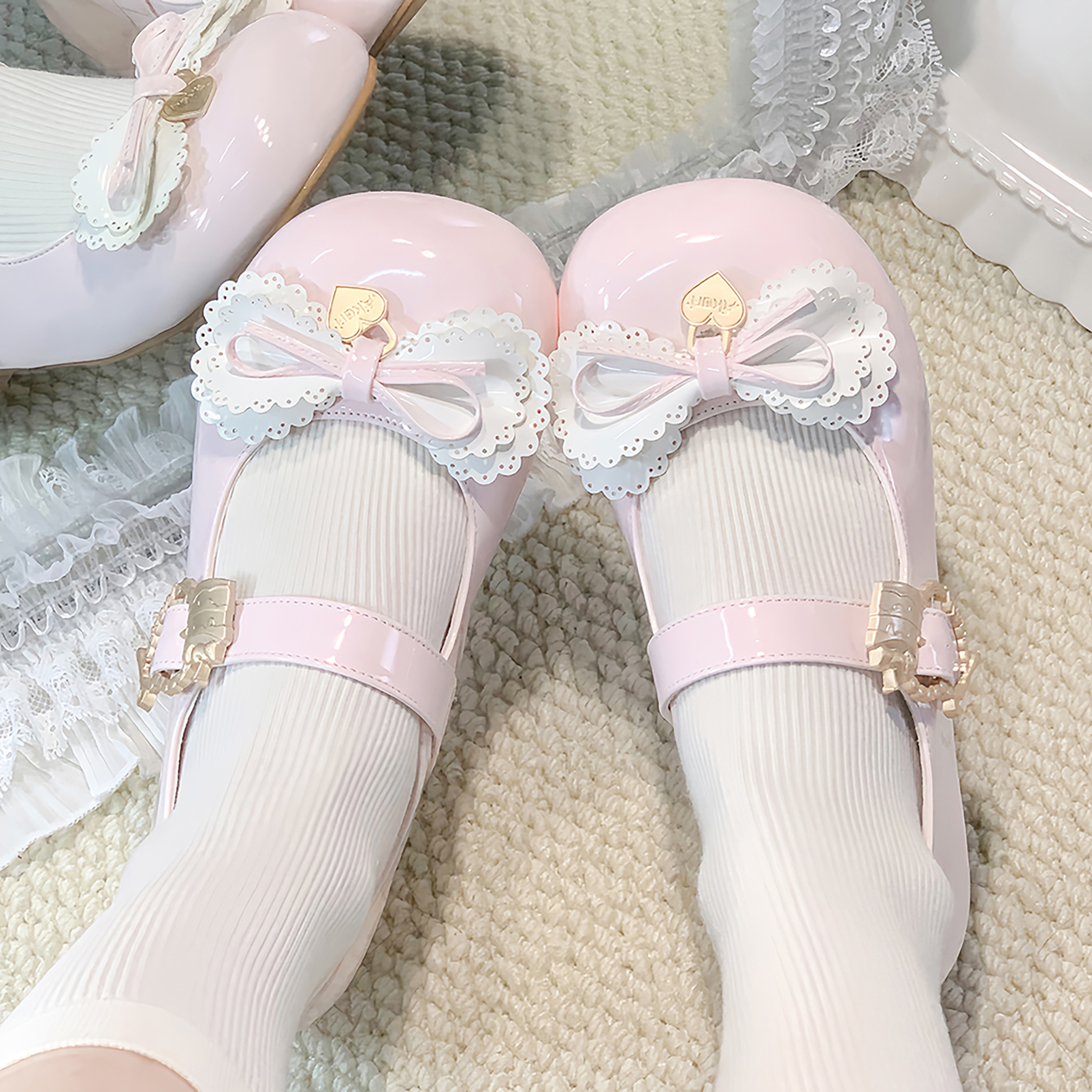 Women's Shoes Bowknot Lolita S - Women'S Shoes Round Toe ulasan dan harga