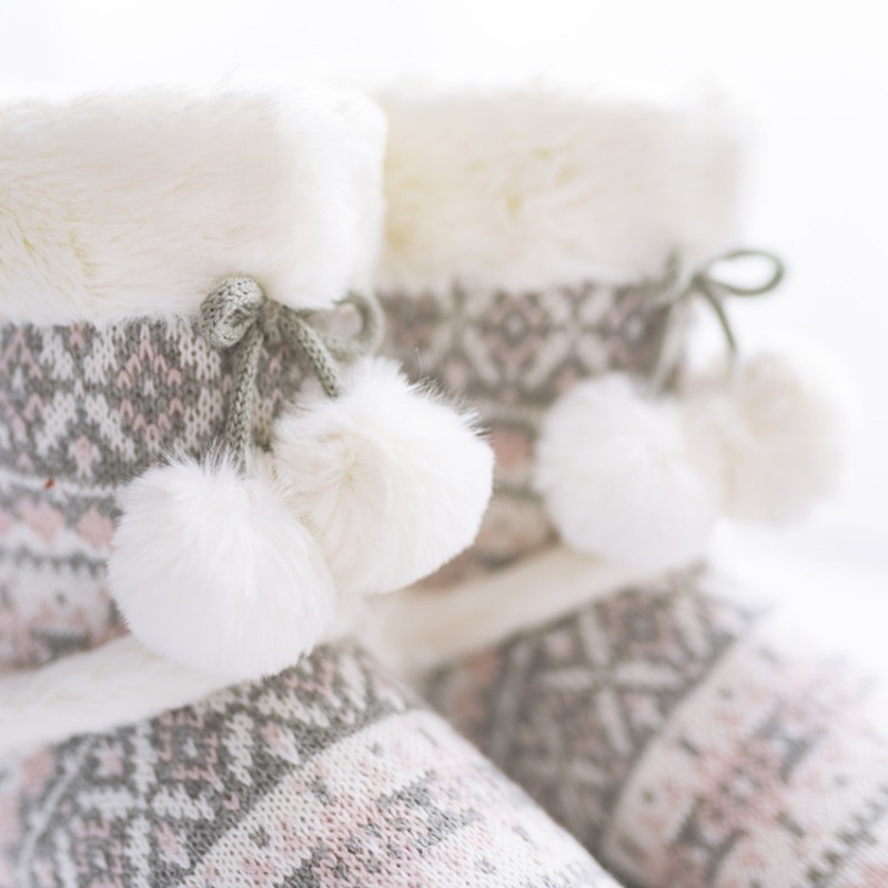 Plush Slippers Boots for Women - Women Shoes Winter ulasan dan harga