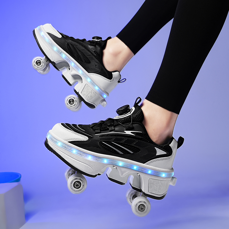 Double-Row Four-Wheel Roller S - Women'S Shoes Professional ulasan dan harga