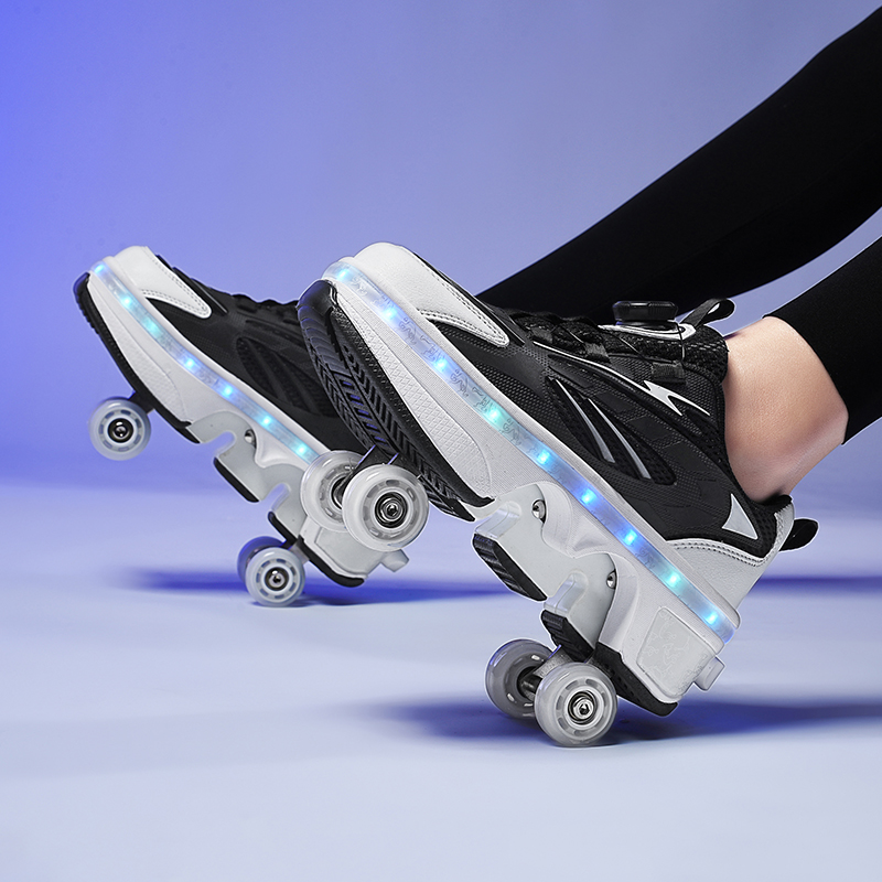 Double-Row Four-Wheel Roller S - Women'S Shoes Professional ulasan dan harga