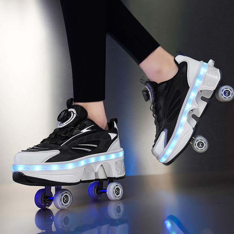 Double-Row Four-Wheel Roller S - Women'S Shoes Professional ulasan dan harga