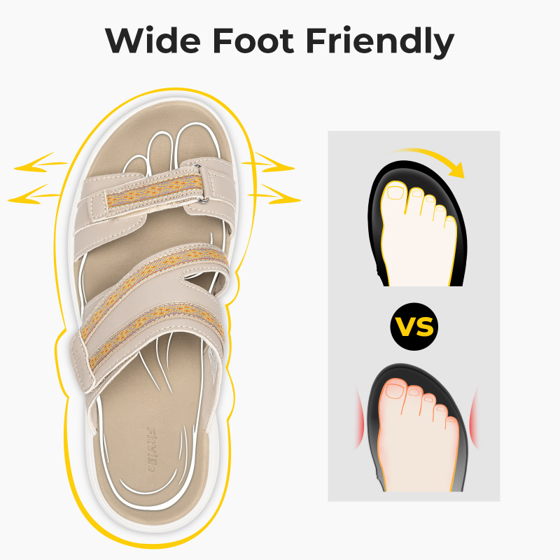 FitVille Women'S Wedge Slipper - Women'S Shoes With Bunions ulasan dan harga