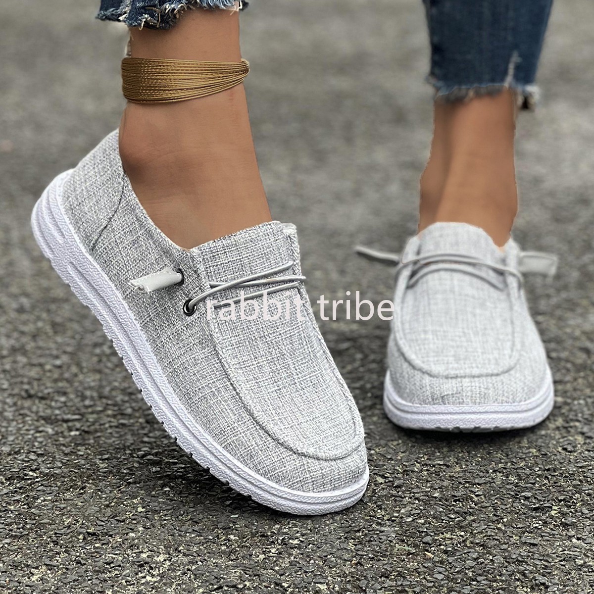 2026 New Fashionable Canvas Ca - Loafer Flat Women ulasan dan harga