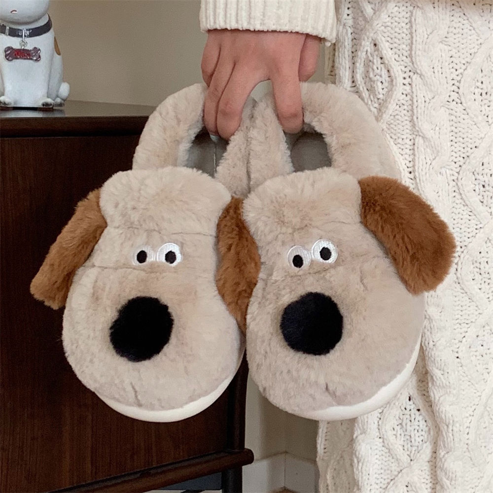 Size36-45 Hug Dog Slippers Gir - Women Shoes Winter ulasan dan harga