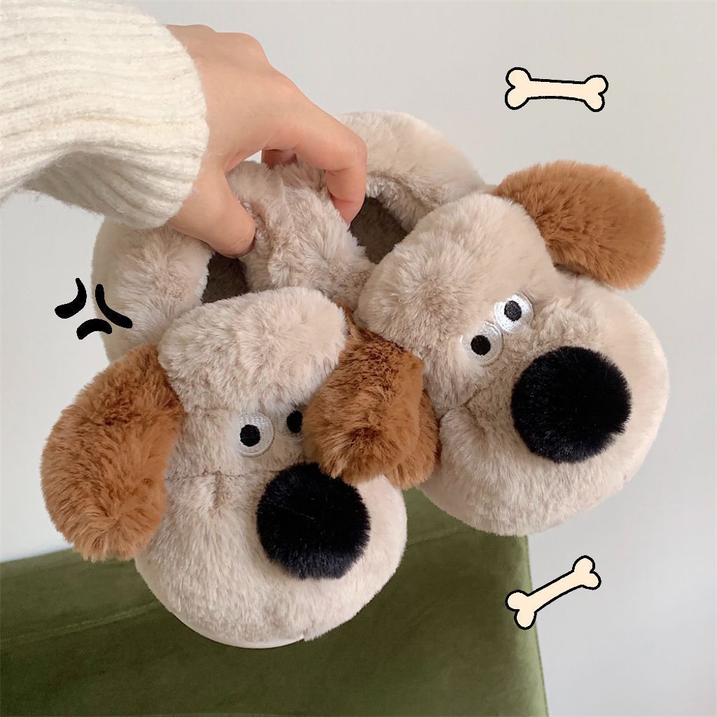 Size36-45 Hug Dog Slippers Gir - Women Shoes Winter ulasan dan harga