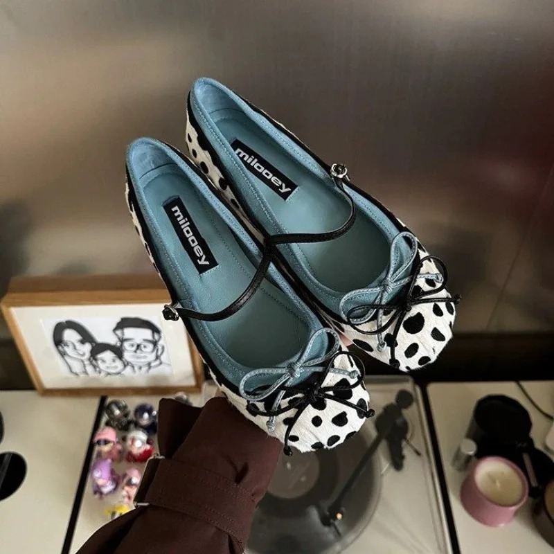 2026French Flat Bottomed Rotun - Women'S Shoes Large ulasan dan harga