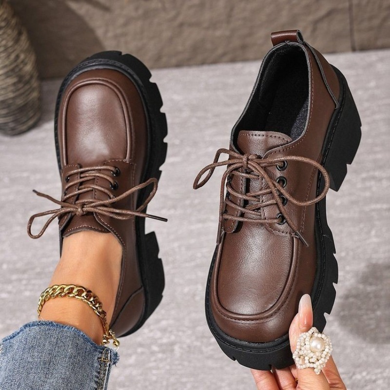 Large Size Thick-soled Loafers - Women'S Shoes Professional ulasan dan harga