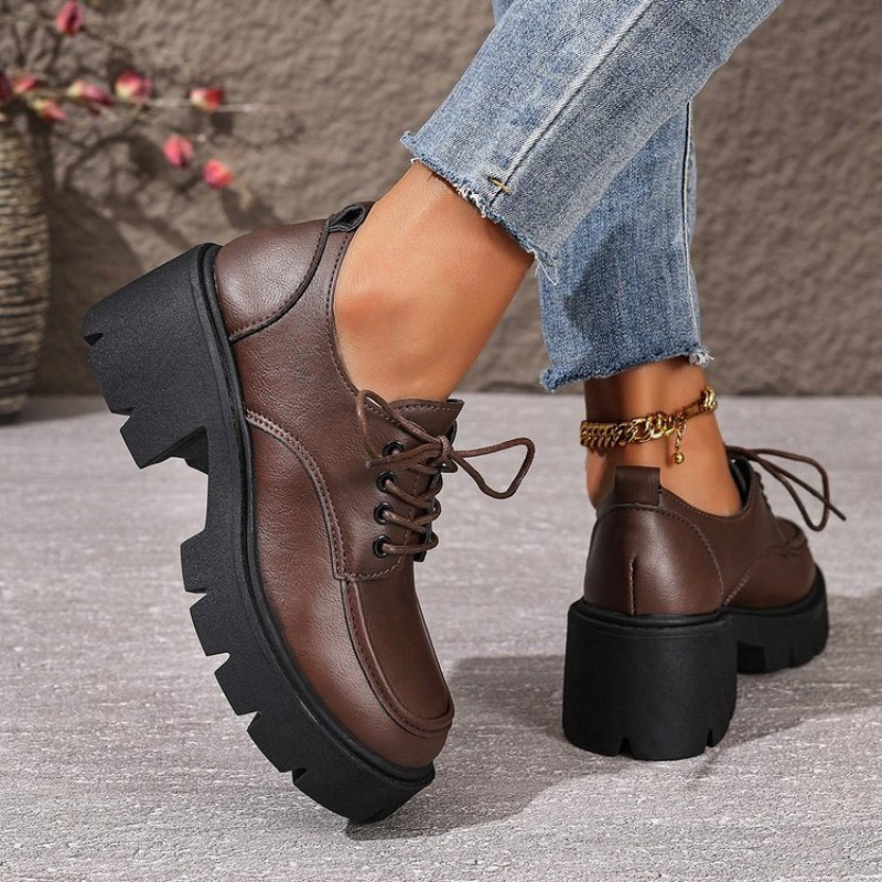 Large Size Thick-soled Loafers - Women'S Shoes Professional ulasan dan harga