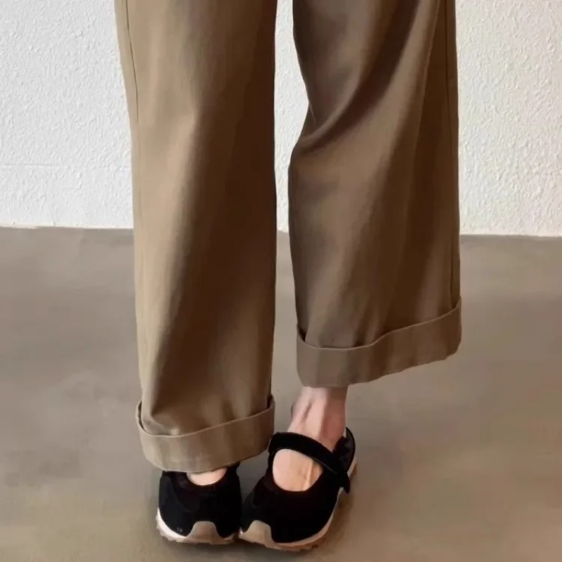 Leather Version 2025 New Style - Women'S Shoes Round Toe ulasan dan harga