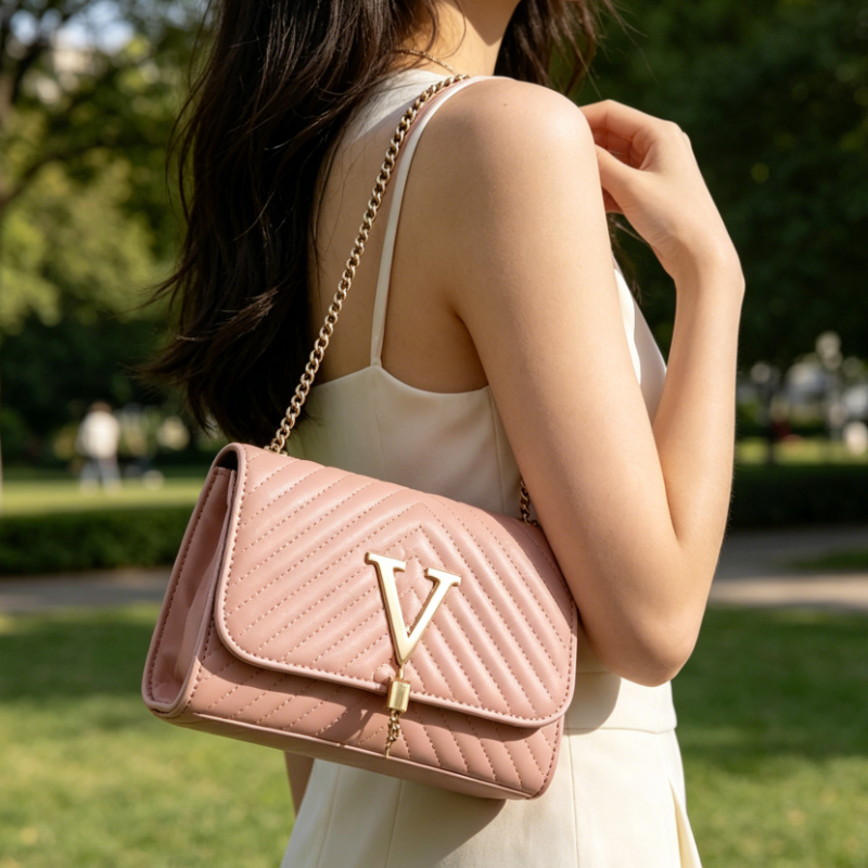 Elegant V-Quilted Chain Crossb - Women'S Shoes Louis Vuitton ulasan dan harga