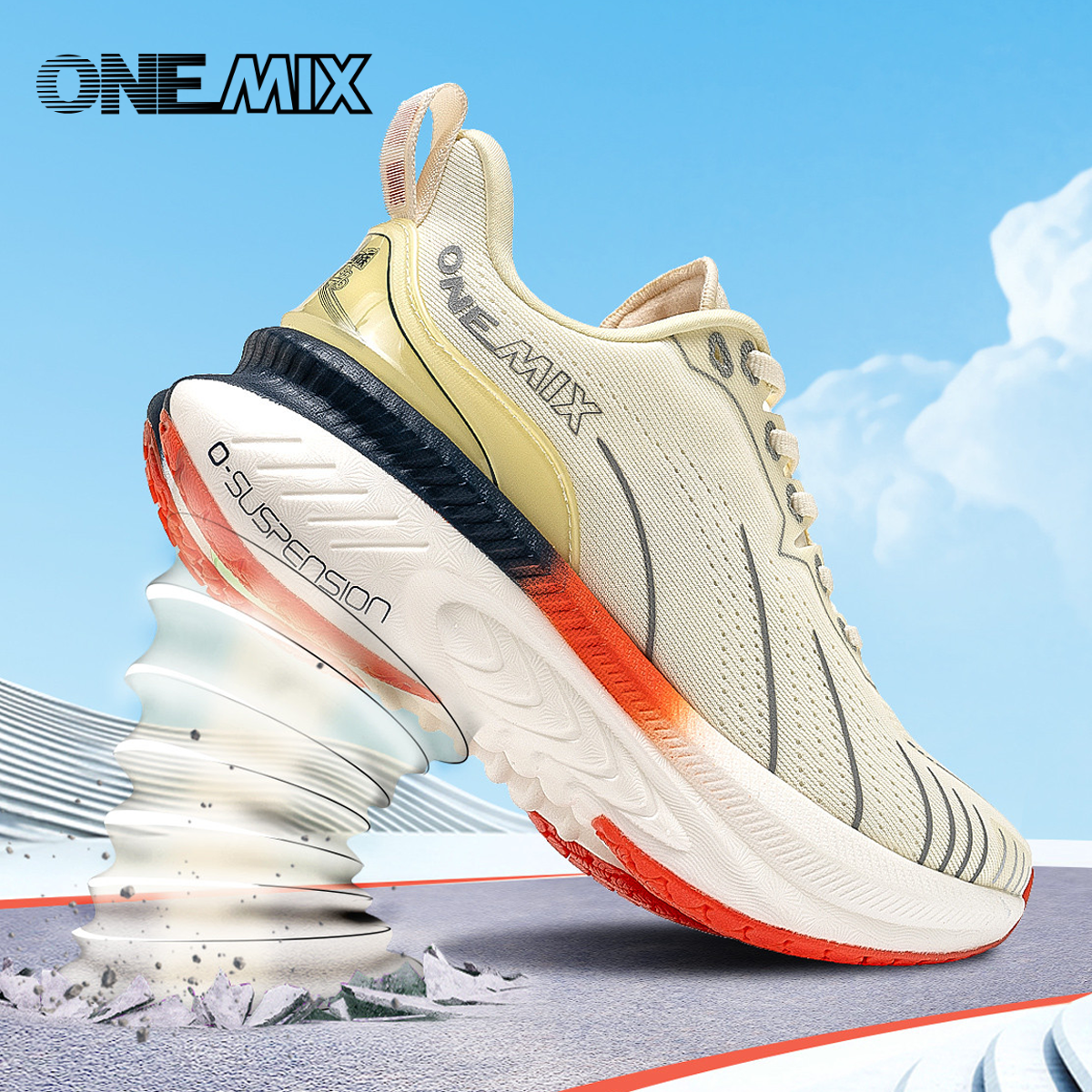 ONEMIX New Cushioning Running  - Women'S Shoes New Balance ulasan dan harga