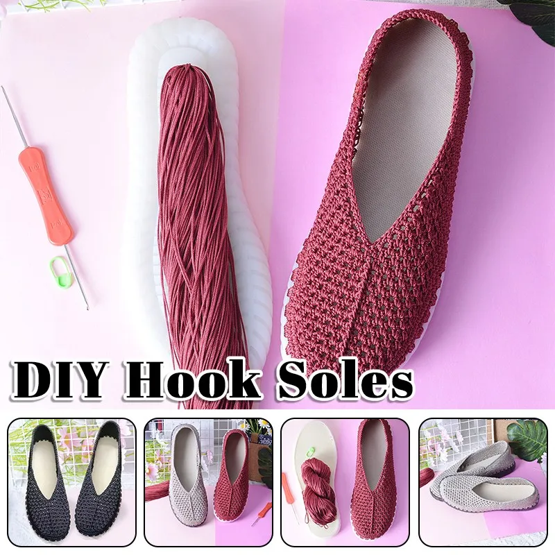 Handwoven DIY Shoes Crocheted  - Women'S Shoes Hands Free ulasan dan harga