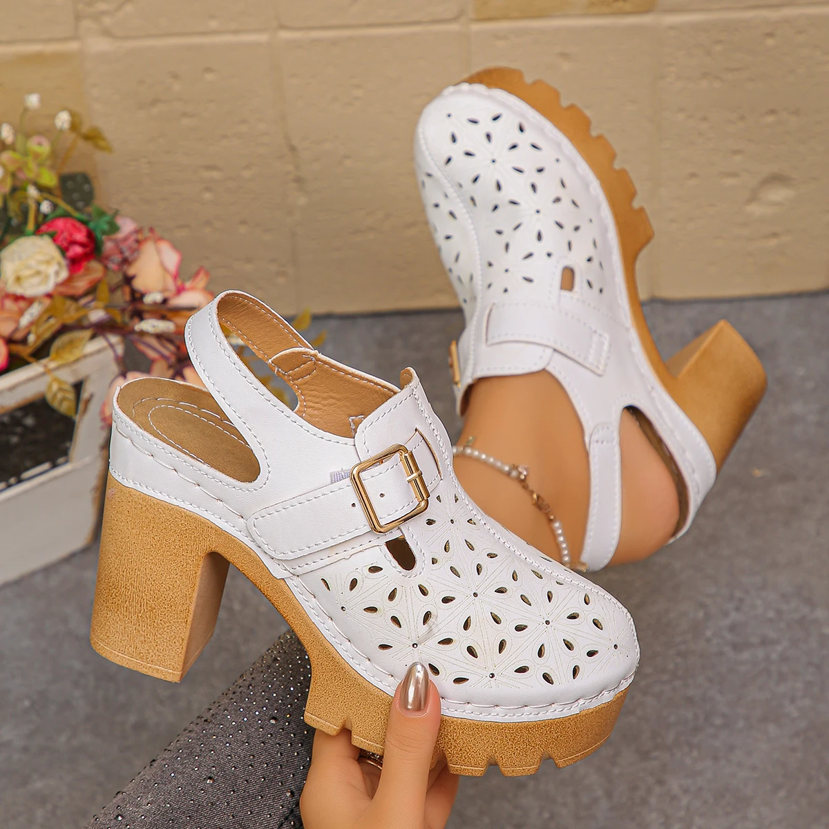 Large Size Women's Thick Heel  - Women Shoes Model ulasan dan harga