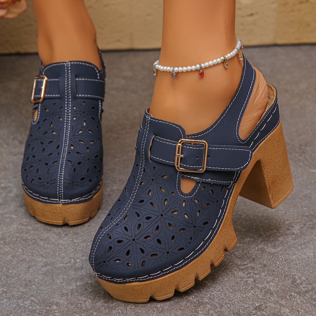 Large Size Women's Thick Heel  - Women Shoes Model ulasan dan harga