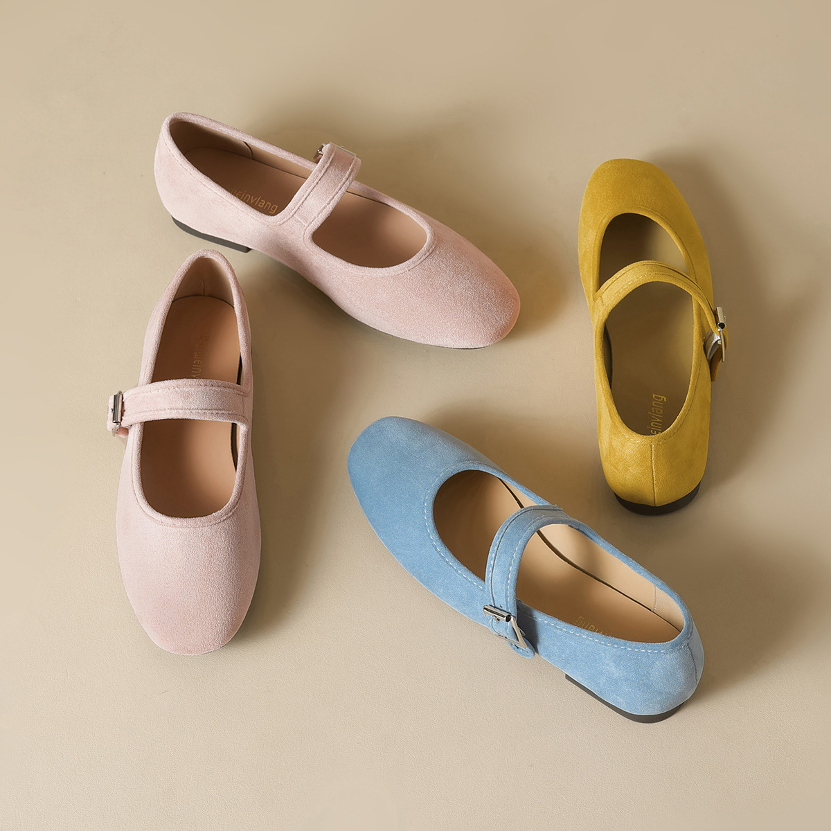 Size 35-43 Velvet Mary Jane Sh - Women'S Shoes Hands Free ulasan dan harga