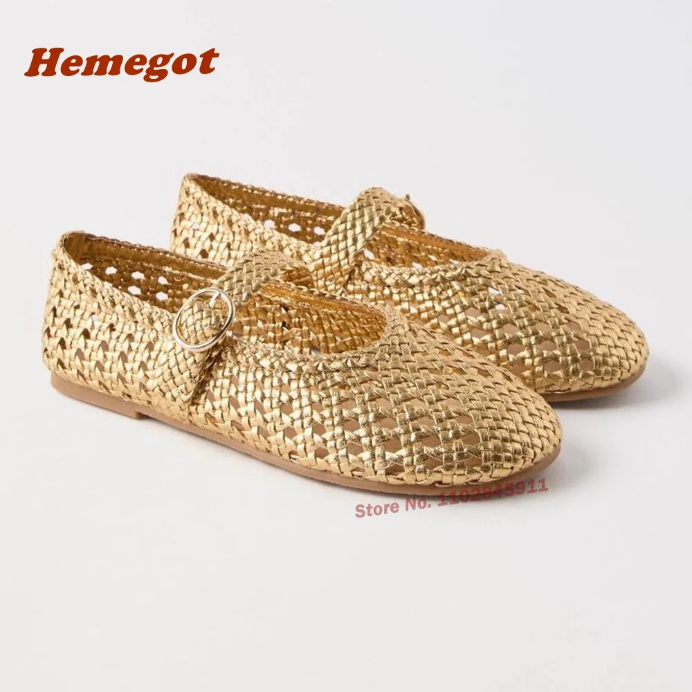 Weaven Hollow Out Pumps Round  - Women'S Shoes Round Toe ulasan dan harga