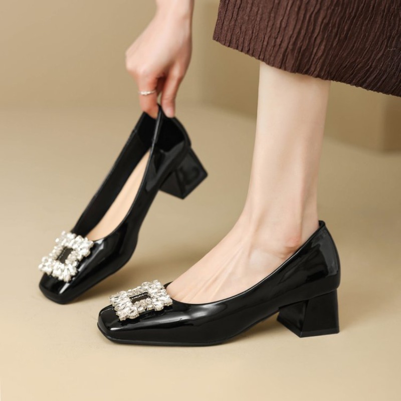 Shallow Mouth Square Toe Rhine - Women'S Shoes Professional ulasan dan harga