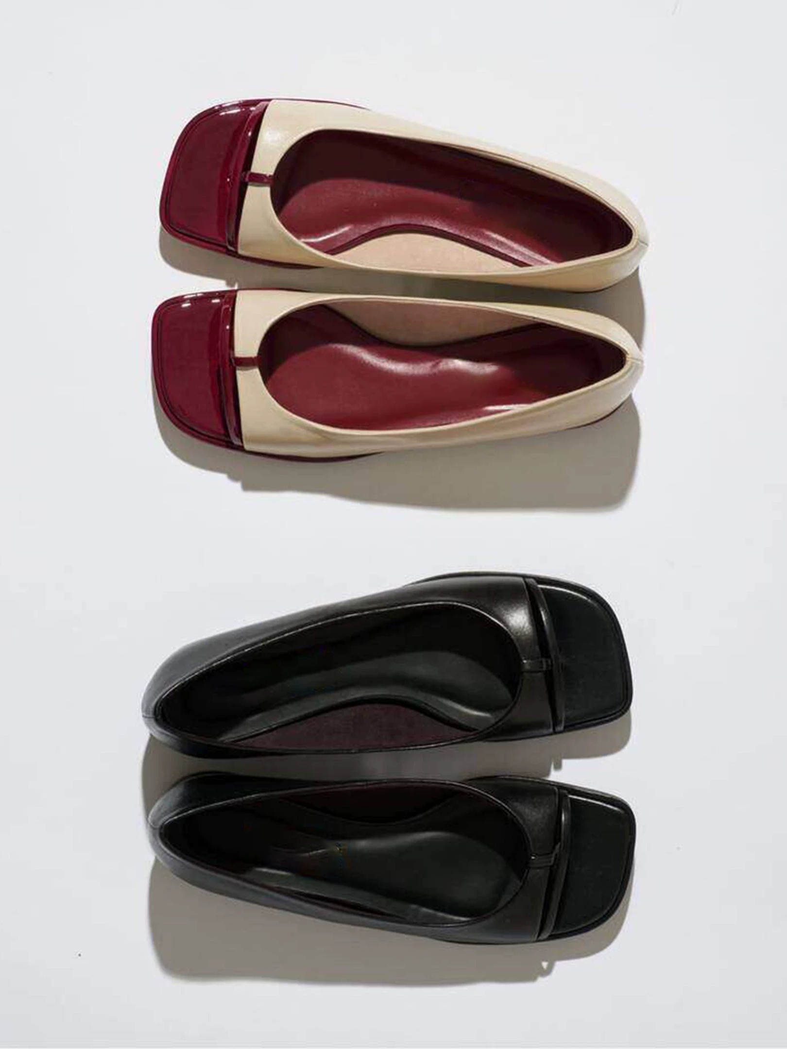 Women Beige And Burgundy Color - Women'S Shoes Burgundy ulasan dan harga