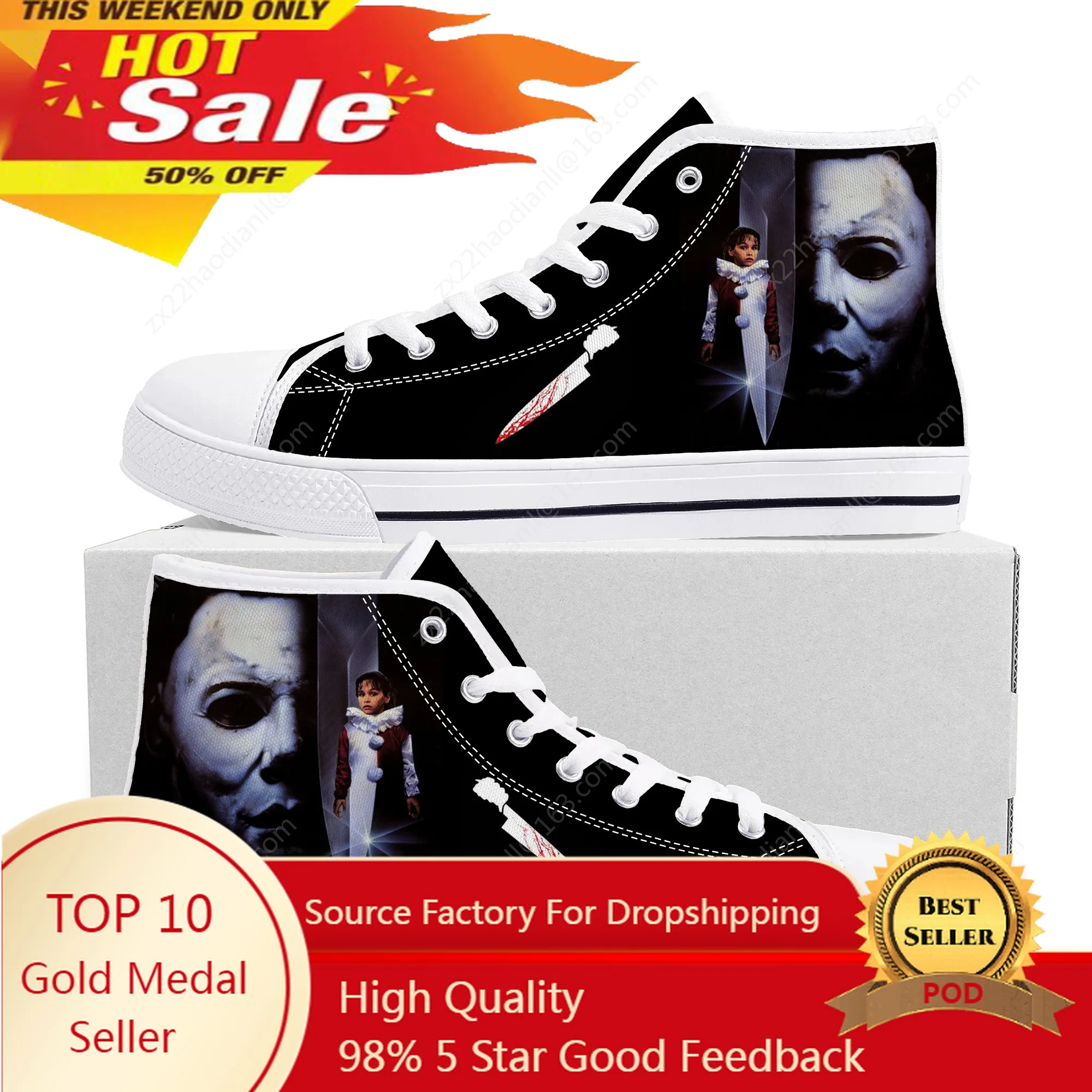Horror Halloween High Top Qual - Women Shoes Myer ulasan dan harga