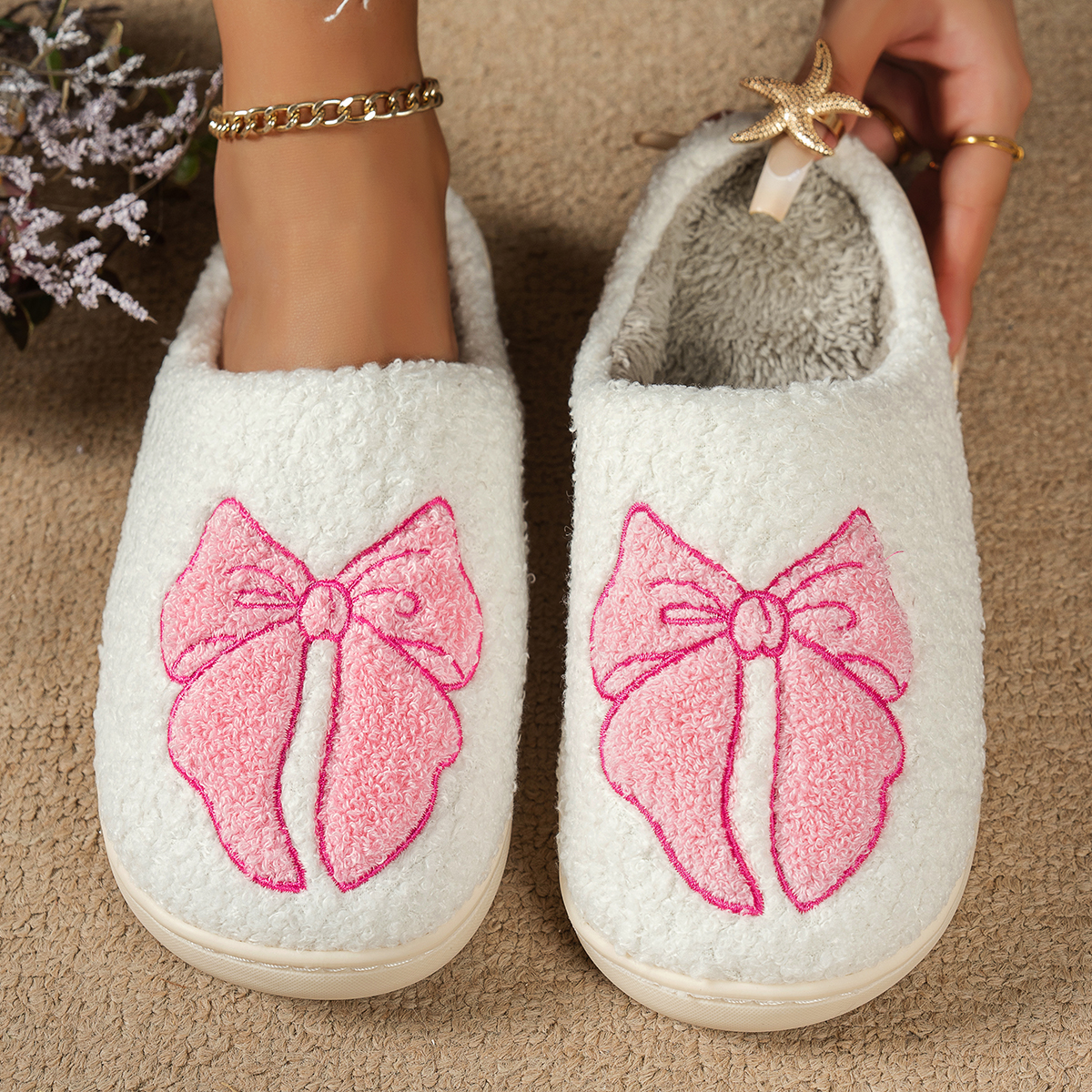 Winter Plush Girl's Bedroom Sl - Women Shoes Winter ulasan dan harga