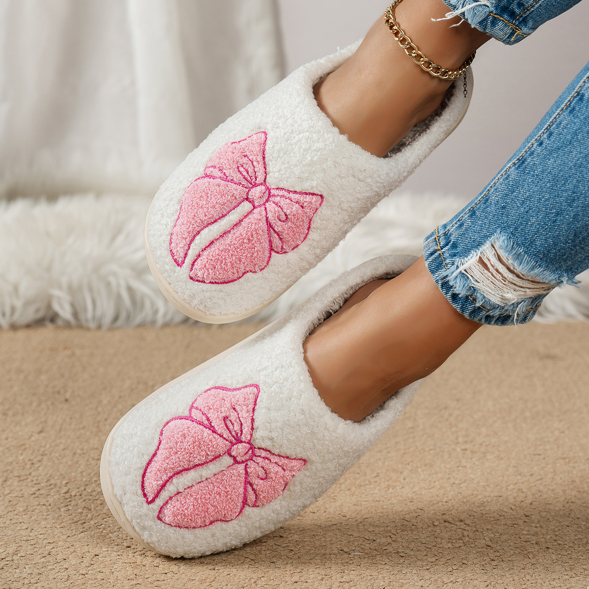 Winter Plush Girl's Bedroom Sl - Women Shoes Winter ulasan dan harga