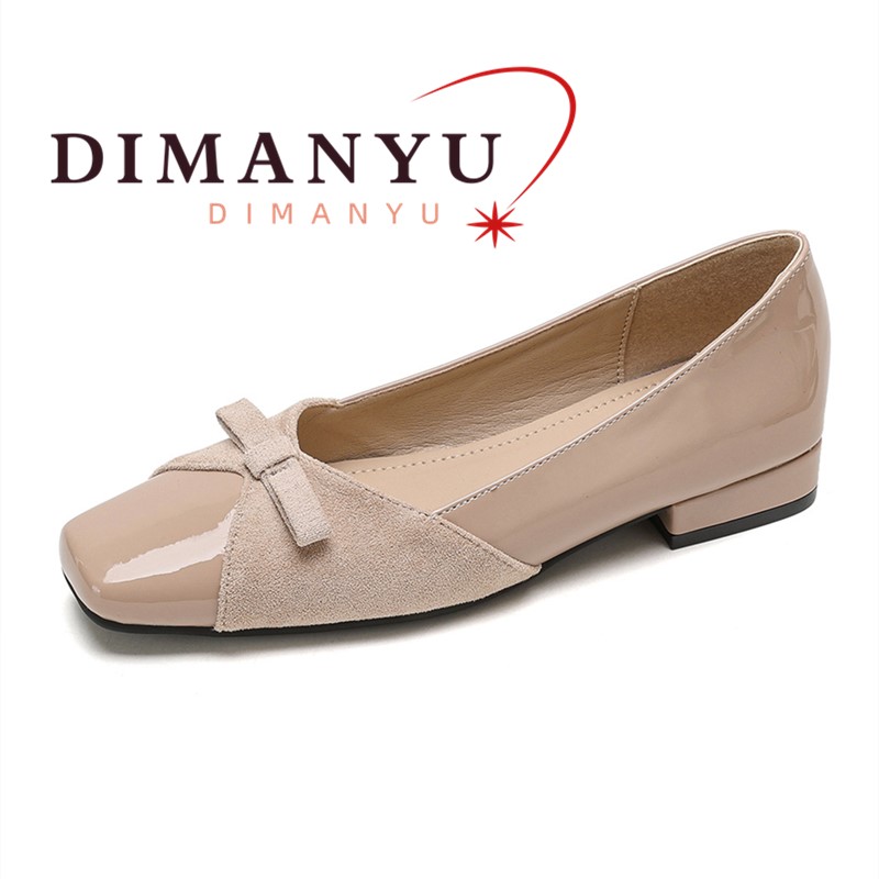 DIMANYU Women's Square Toe Low - Women'S Shoes Large ulasan dan harga