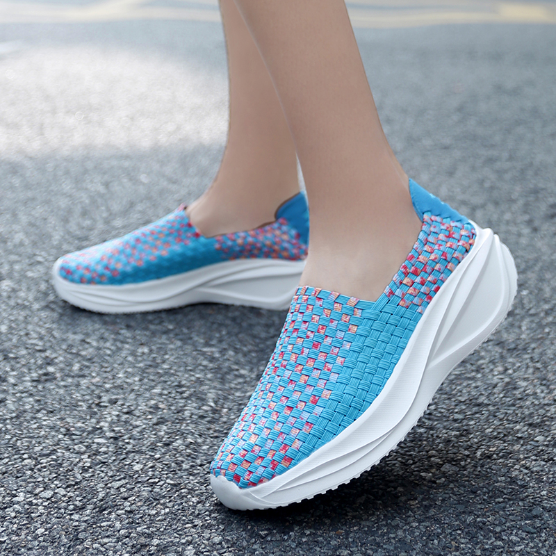 Women Woven Shoes Loafers Plat - Loafer Flat Women ulasan dan harga